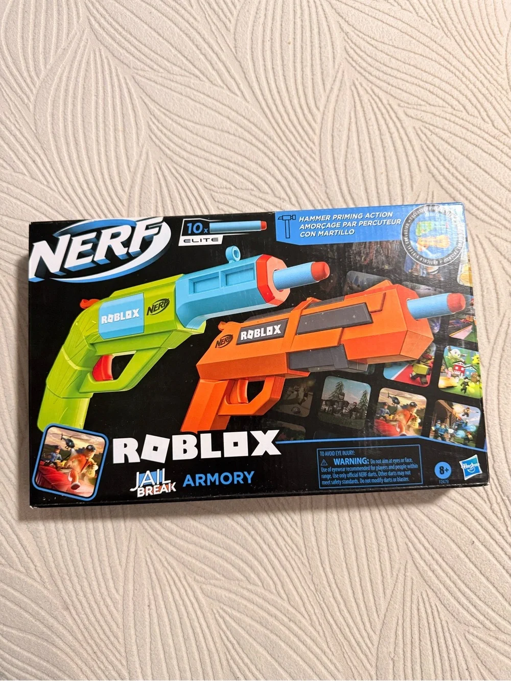 NERF Roblox Jailbreak Armory Blaster Duo - Lime Green & Bright Orange